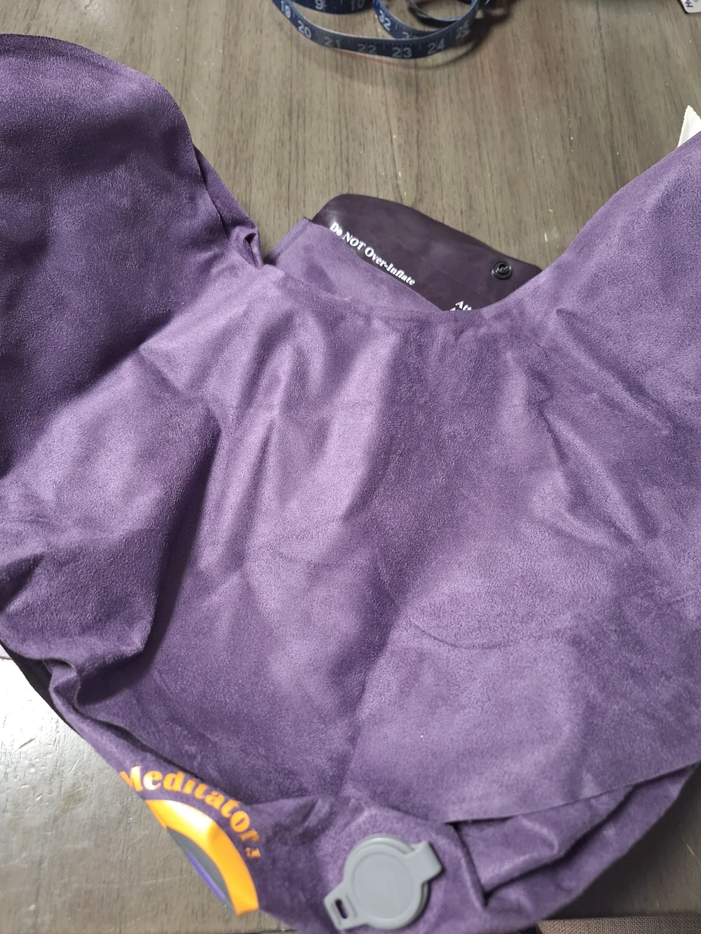 Air Meditator Inflatable Meditation Cushion & Travel Pillow - Purple - Picture 7 of 8